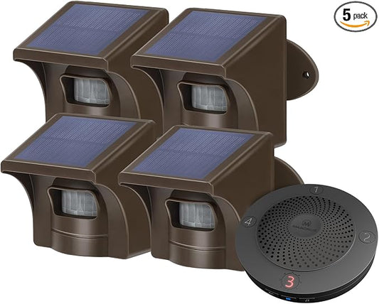 eMACROS Solar Wireless Driveway Alarm System by eMACROS