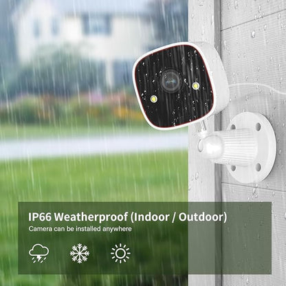 Jennov 2K WiFi Security Camera Indoor/Outdoor, Plug-in Home Surveillance Cam - Image 3