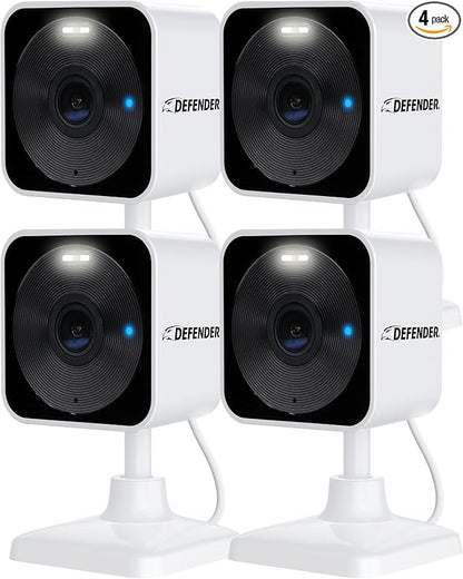 Defender GO 2K AI Powered WiFi Indoor/Outdoor Home, Baby Security Camera by Defender