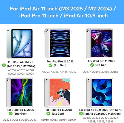 Keyboard Case for iPad Air 11-inch & iPad Pro 11 inch – Magic-Style Magnetic - Image 3