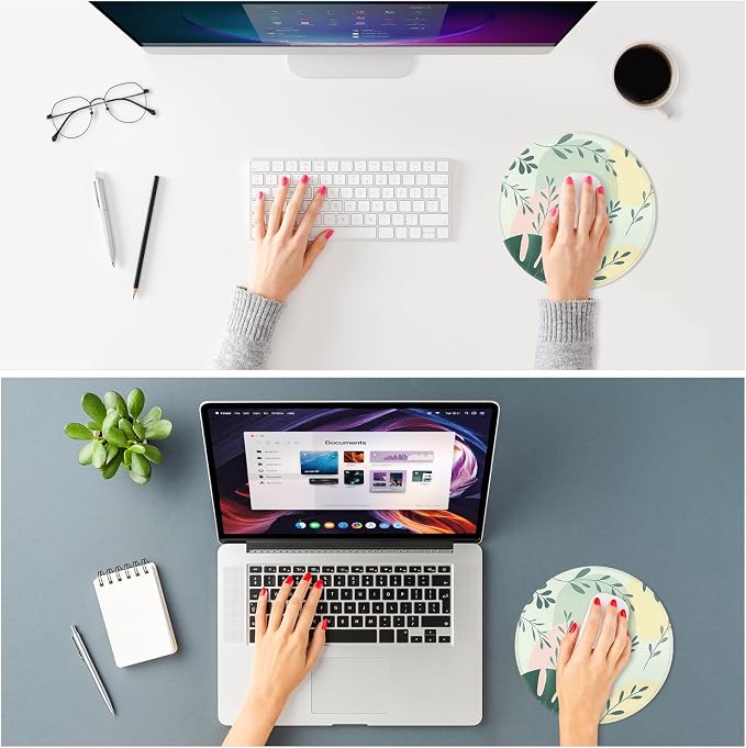 ITNRSIIET Mouse Pad Non-Slip Rubber Base Smooth Surface Stitched Edges - Image 2