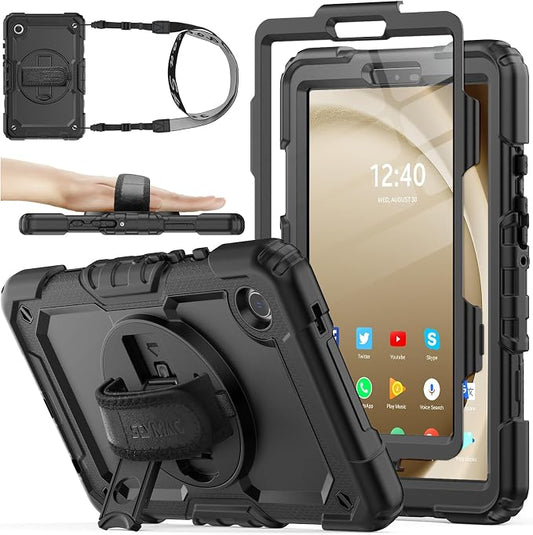 SEYMAC stock Case for Samsung Galaxy Tab A9 8.7'', Full-Body Drop Protection by SEYMACstock