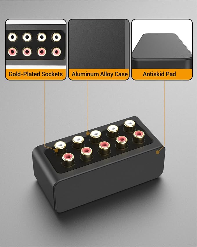 Cubilux AS-R1 4-Way Audio Splitter Box - Image 5