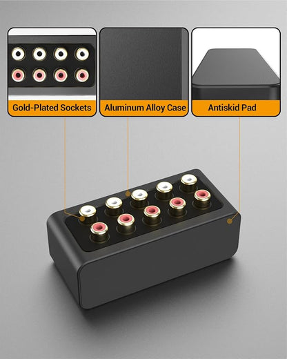 Cubilux AS-R1 4-Way Audio Splitter Box - Image 5