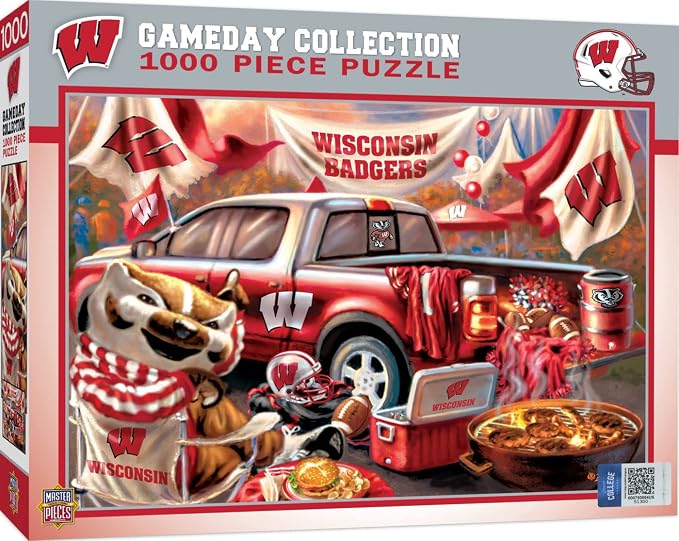 Masterpieces NCAA-Teams Unisex-Adult 1000-Piece Gameday Tailgate Puzzle by MasterPieces