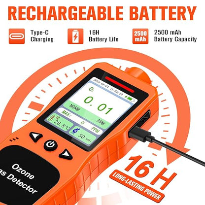 Portable Ozone Detector, 0-100 PPM Ozone Gas Monitor - Image 5