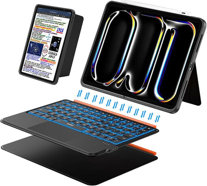 iPad Pro 11 inch Case with Keyboard, Flex Magnetic Detachable Magic Keyboard by dancesoul