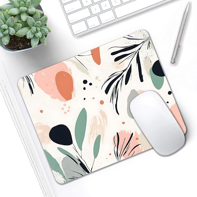 Mouse Pad, Cute Aesthetics Art Boho Mouse Pads - Image 5