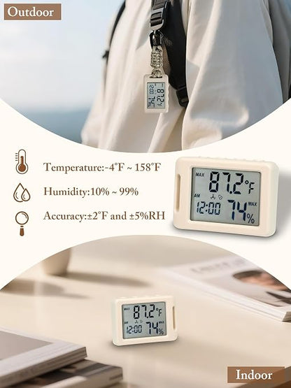 Digital Thermometer, Room Thermometer Indoor, Temperature Humidity Monitor - Image 2