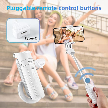 MQOUNY for Magsafe Tripod Stand for iPhone, Portable Pocket Size Selfie Stick - Image 2
