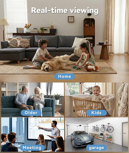 1080P HD Wireless WiFi Indoor Camera Smoke Detector - Image 8