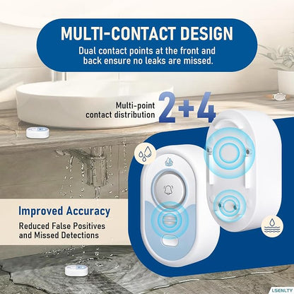 LSENTLY Water Leak Detector Supports 5 Years Standby Time, LED Indicator & - Image 7