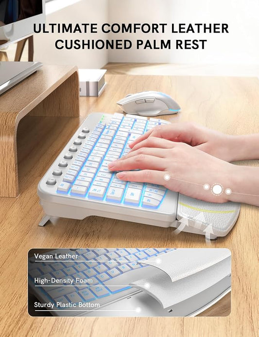 SABLUTE Ergonomic Wireless Keyboard and Mouse Combo - Image 2