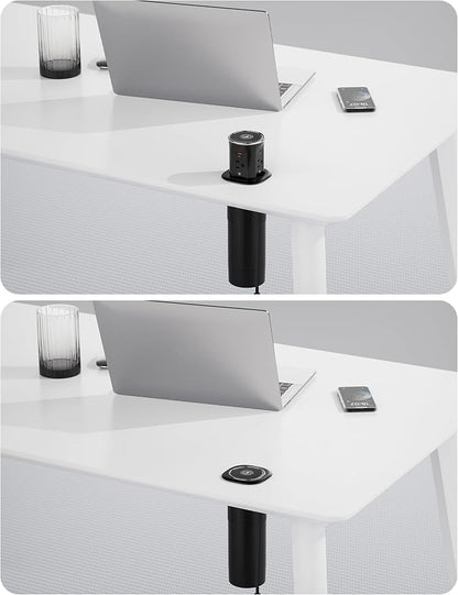 Jgstkcity Pop Up Outlet for Countertop 3.15-inch Desk Wire Hole Insert - Image 5