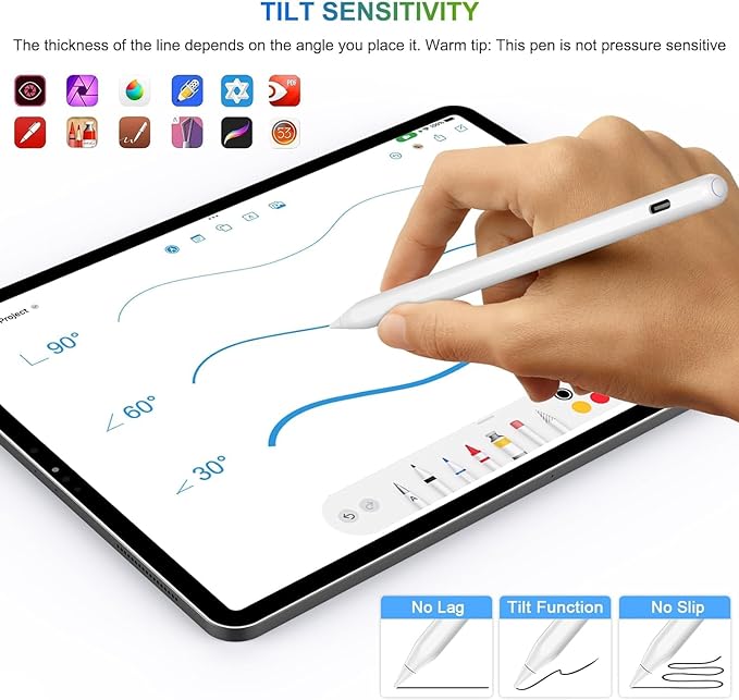 Pencil 2nd Generation Magnetic Wireless Charging: HATOKU Stylus Pen - Image 4