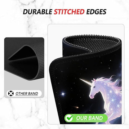 ITNRSIIET Mouse Pad Non-Slip Rubber Base Smooth Surface Stitched Edges - Image 5