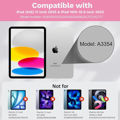 MoKo Touch Keyboard Case for iPad 11th Generation 11 inch 2025, iPad 10th - Image 2