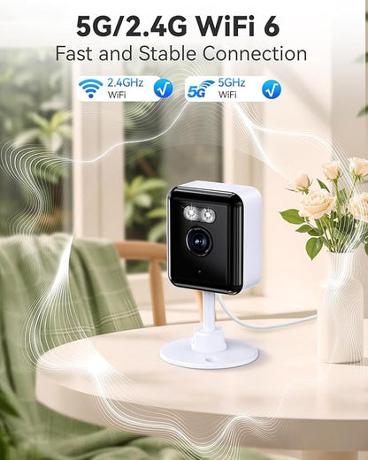 2.4/5GHz Home Cameras Indoor, 2K Security Camera Indoor - Image 3