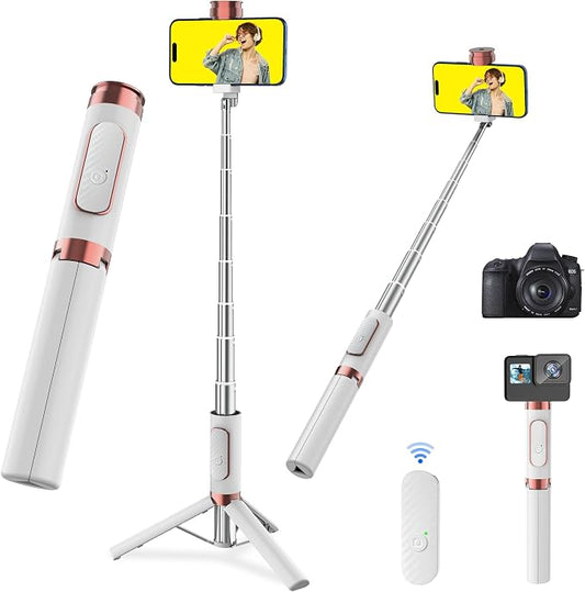 CellphoneTripod with Remote, Aluminum Alloy Selfie Stick Tripod, Best Foldable by Unknown