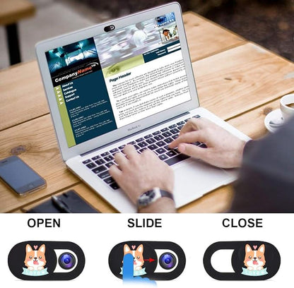 Laptop Camera Cover Slide 3 Pack Ultra Thin Slide Computer Webcam Covers - Image 3