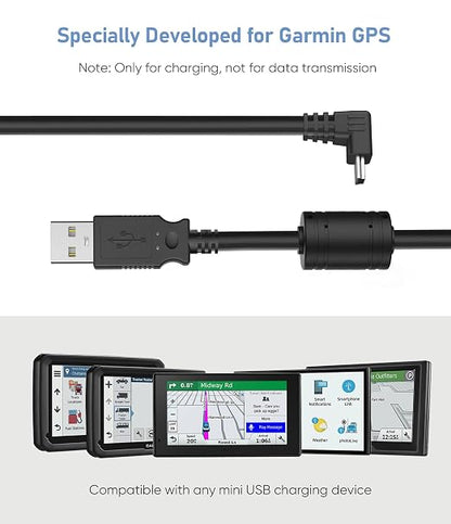 Pixelman Charging Cable for Garmin GPS, Shielding Thicker Power Cord for Garmin - Image 7