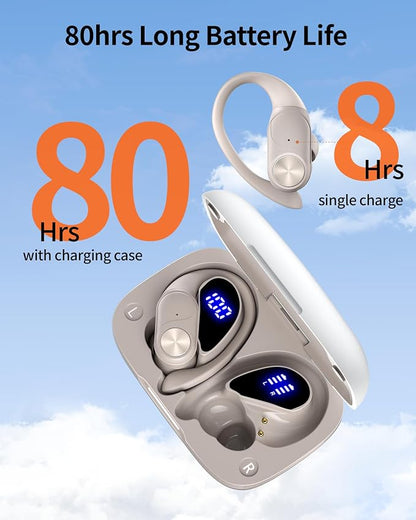 PocBuds Bluetooth Headphones Wireless Earbuds 80hrs Playtime Wireless Charging - Image 2