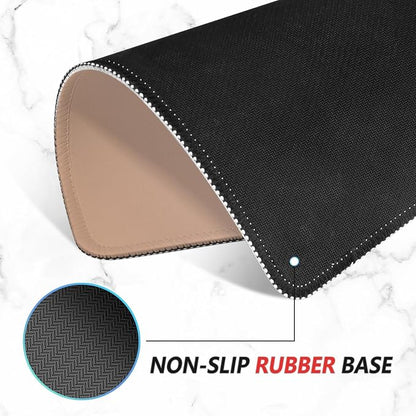 ITNRSIIET Mouse Pad Non-Slip Rubber Base Smooth Surface Stitched Edges - Image 4