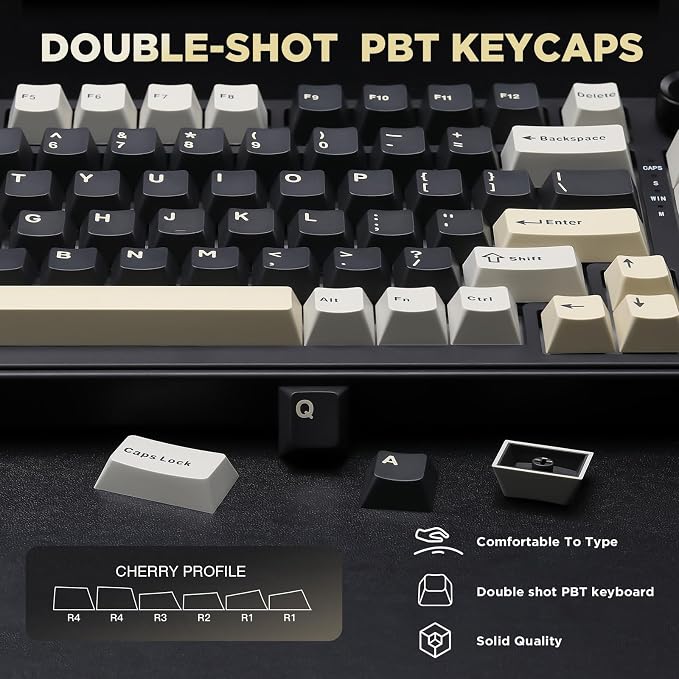 YUNZII B75 Mechanical Keyboard, 75% Layout - Image 8
