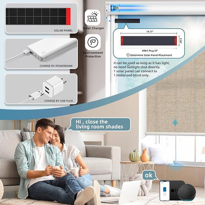 SmartWings Light Filtering Motorized Roller Shades Work - Image 2
