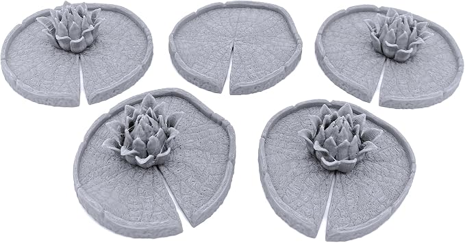 Lily Pads by Printable Scenery, 3D Printed Tabletop RPG Scenery and Wargame by EnderToys
