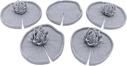 Lily Pads by Printable Scenery, 3D Printed Tabletop RPG Scenery and Wargame by EnderToys