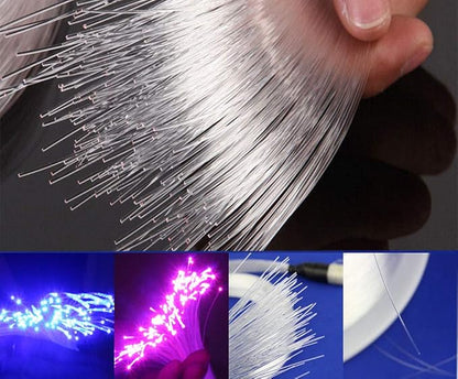 AZIMOM PMMA Plastic End Glow Fiber Optic Cable 1mm 50m/Roll - Image 2