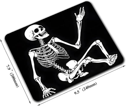 Cool Funny Skull Custom Mouse Pad - Image 2