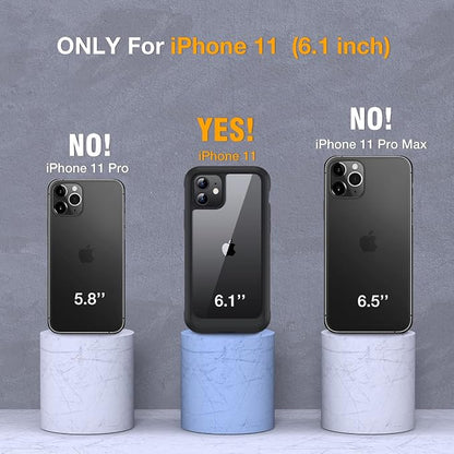 Miracase Glass Series for iPhone 11 Case 6.1 inch, Upgraded Full-Body Rugged - Image 6
