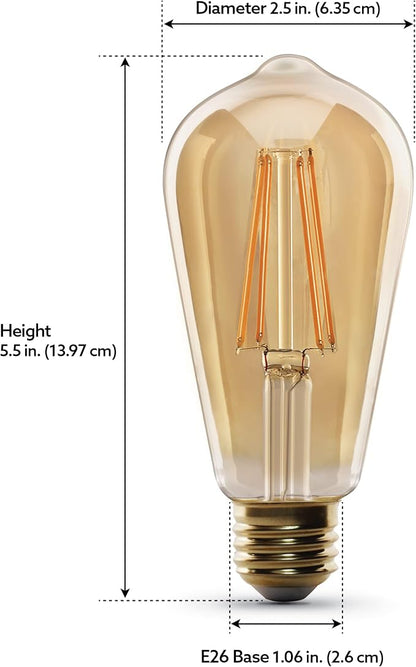 Feit Electric ST1960/FIL/AG 60 Watt Equivalent WiFi Dimmable, No Hub Required - Image 6