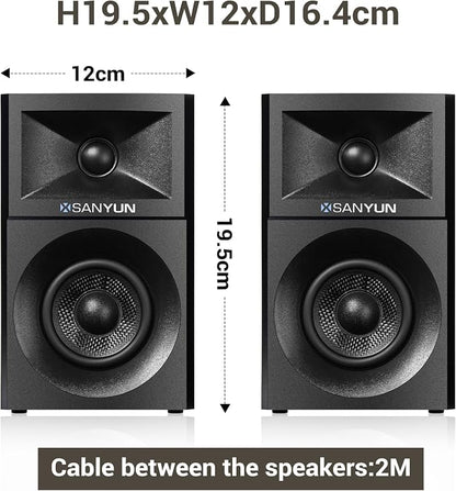 SW203 4.0 Computer Speakers - 60W 4-Way DSP Control 3D Immersive Sound - 3" - Image 2