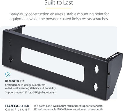 StarTech.com 2U Vertical Wall-Mount Bracket - Image 3