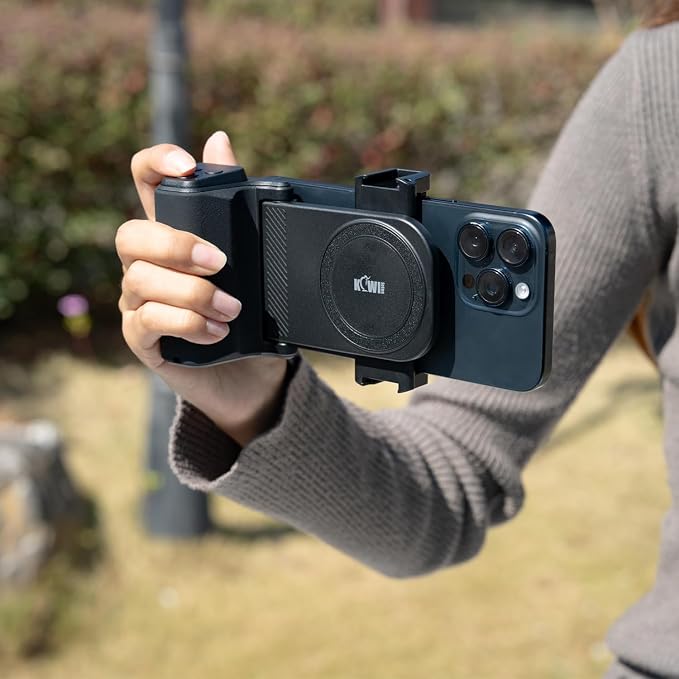 KIWIFOTOS Universal Phone Camera Grip Phone Tripod Mount - Image 8