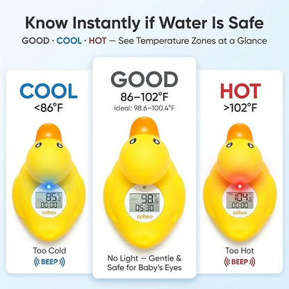 Baby Bath Thermometer with Smart Temperature Alert, Accurate Digital Water - Image 2