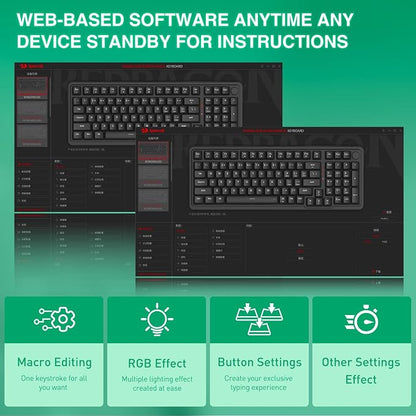Redragon K686 HE Rapid Trigger Gaming Keyboard, 98 Keys 8K Wired Mechanical - Image 7
