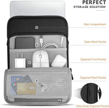 MoKo Laptop Sleeve Bag for 13.3-14 Inch, Notebook Carrying Case - Image 6
