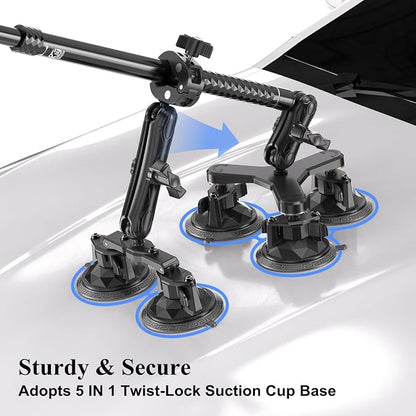 BRCOVAN Suction Cup Car Camera Mount Kit - Image 6