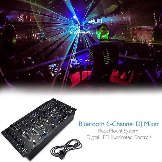 Pyle 6 Channel Mixer DJ Controller - Image 7