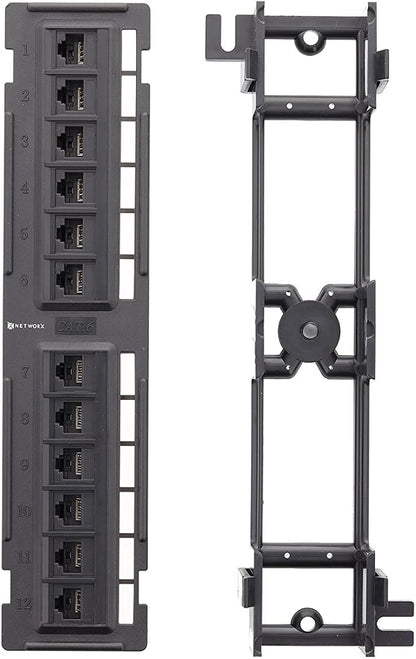 Networx Wallmount 12 Port Network Patch Panel - Image 3