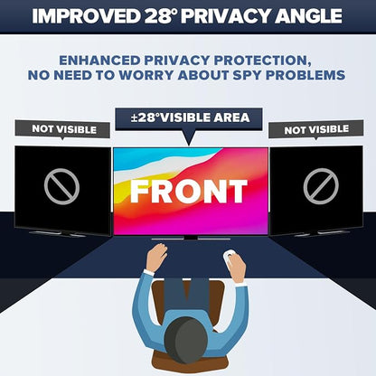HD Computer Privacy Screen 24 inch, Upgraded Computer Privacy Screen - Image 3