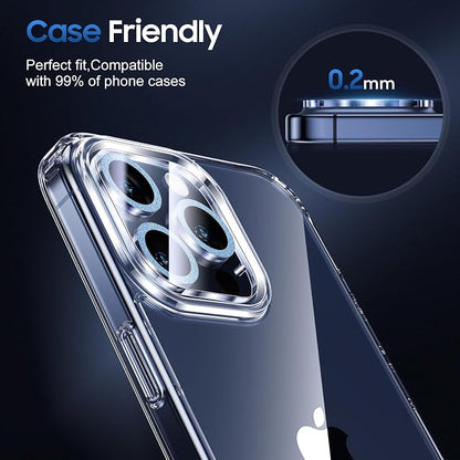 UniqueMe for 3 Pack iPhone 15 Pro/iPhone 15 Pro Max Camera Lens Protector - Image 6