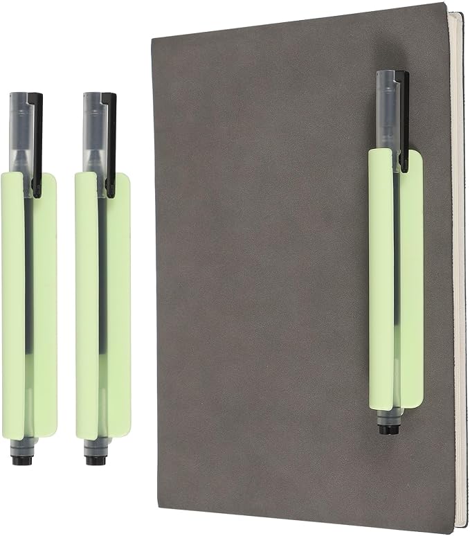 PATIKIL 2 Pcs Adhesive Pencil Holders, 105mm Long Universal Pencil Clip by PATIKIL