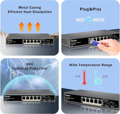7 Port Unmanaged 2.5G Ethernet Switch - Image 5