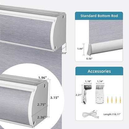 SmartWings Motorized Light Filtering Shades Work - Image 5