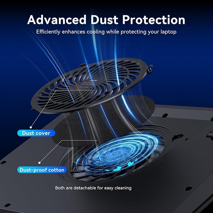 llano Laptop Cooling Pad, Gaming Laptop Cooler - Image 3